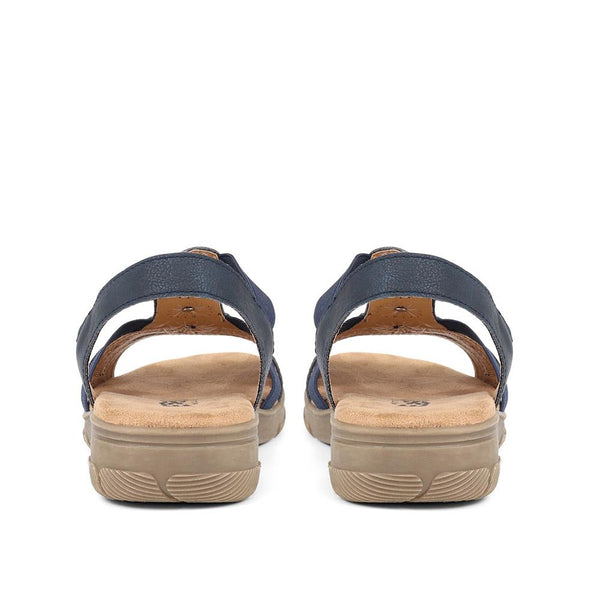 Pavers Extra Wide Fit Sandals - Navy