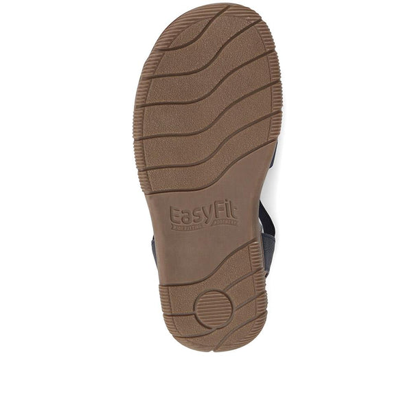 Pavers Extra Wide Fit Sandals - Navy