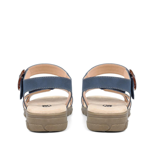 Pavers Extra-Wide Fit Sandals - Navy