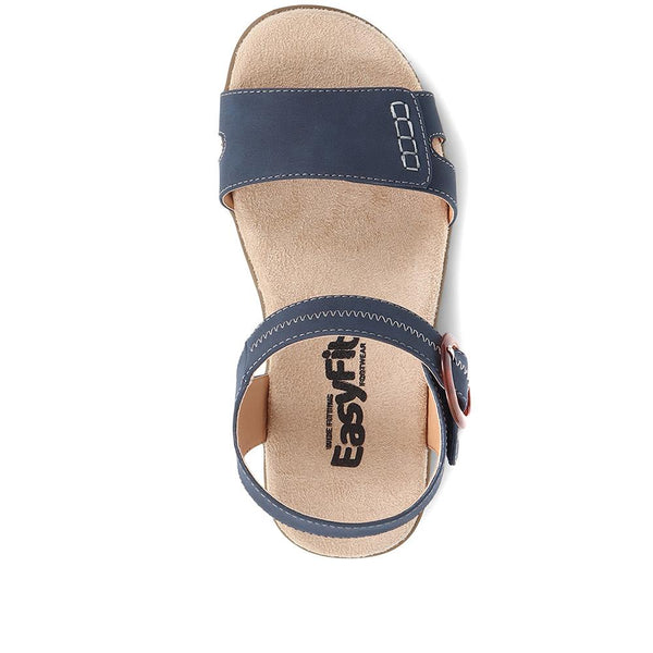Pavers Extra-Wide Fit Sandals - Navy