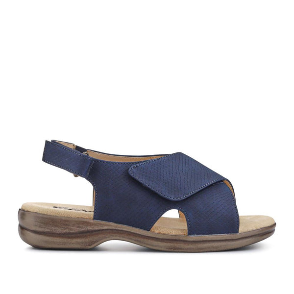pavers Extra-Wide-Fit Slingback Sandals - Navy
