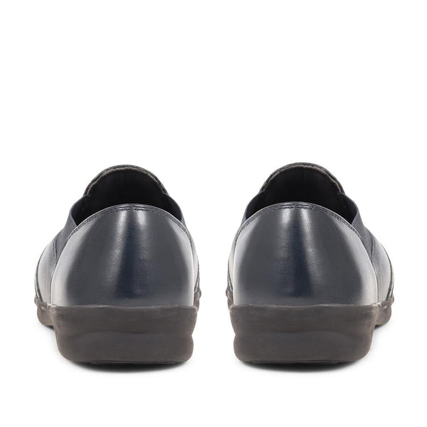 Pavers Extra Wide Fit Slip On Shoes - Navy