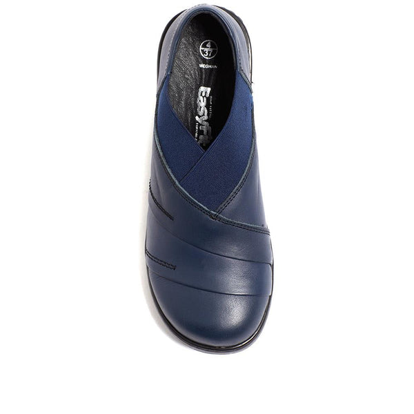 Pavers Extra-Wide Fit Slip On Shoes - Navy