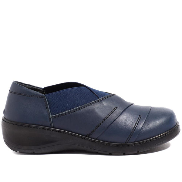pavers Extra-Wide Fit Slip On Shoes - Navy