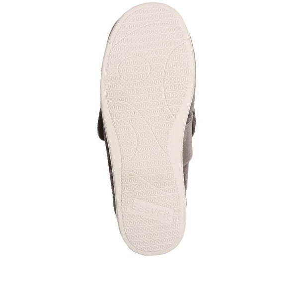 Pavers Extra-Wide Fit Slippers - Grey