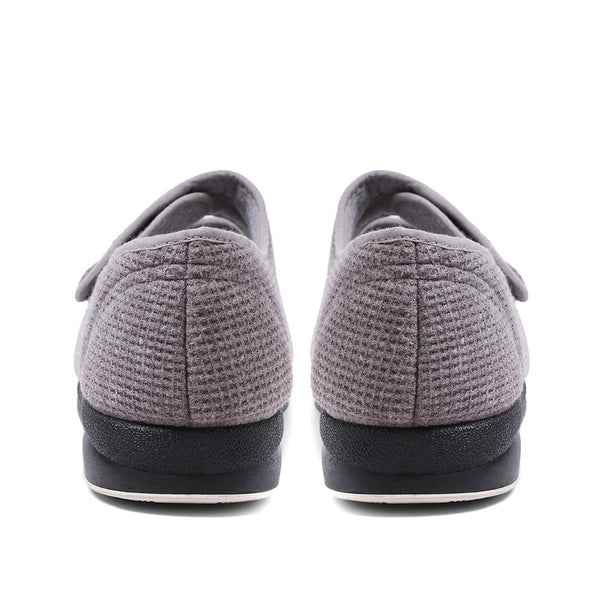 Pavers Extra-Wide Fit Slippers - Grey