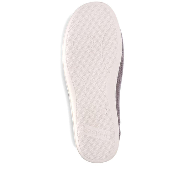 Pavers Extra-Wide Fit Slippers - Grey