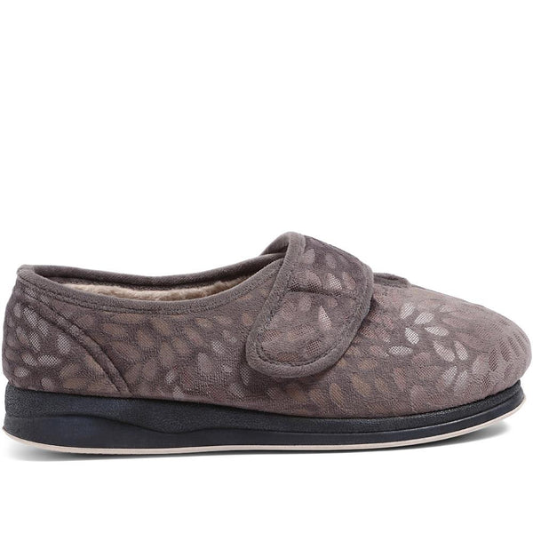 pavers Extra-Wide Fit Slippers - Grey