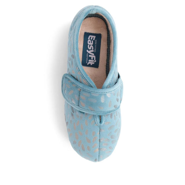 Pavers Extra-Wide Fit Slippers - Teal