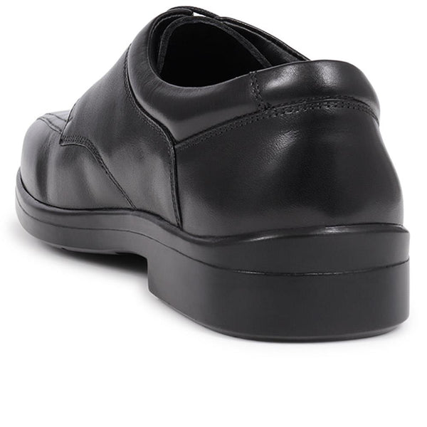 Pavers Extra Wide Fit Smart Lace-Up Shoes - Black
