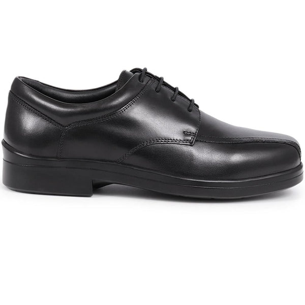 pavers Extra Wide Fit Smart Lace-Up Shoes - Black