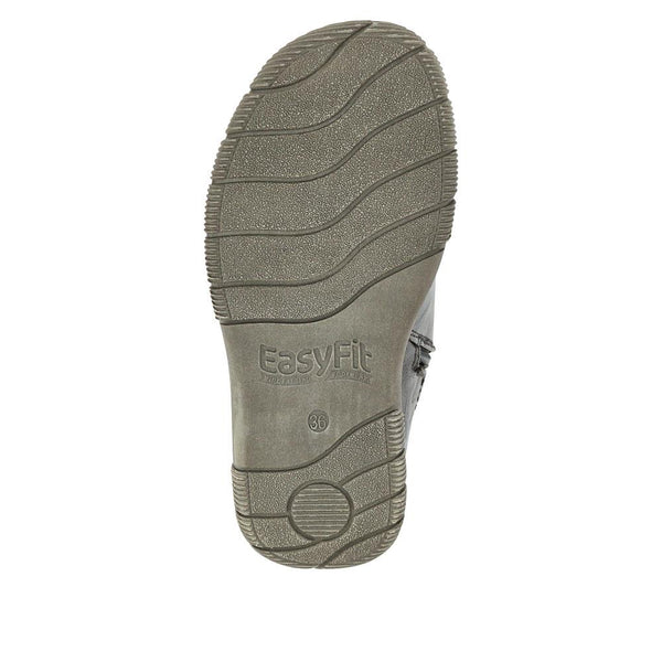 Pavers Extra-Wide Knitted Cuff Ankle Boots - Black