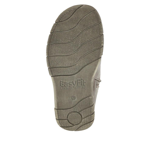 Pavers Extra-Wide Knitted Cuff Ankle Boots - Grey