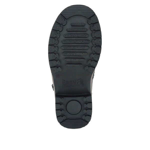 Pavers Extra-Wide Knitted Cuff Boots - Black