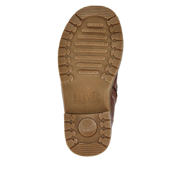 Pavers Extra-Wide Knitted Cuff Boots - Brown