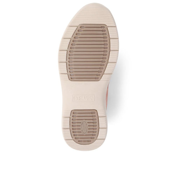 Pavers Extra-Wide Leather Mary Janes - Pink