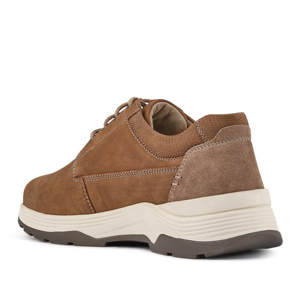 pavers Extra-Wide Lightweight Lace-Up Shoes - Mocha