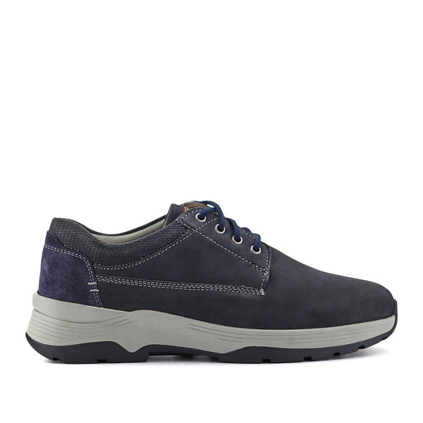 pavers Extra-Wide Lightweight Lace-Up Shoes - Navy