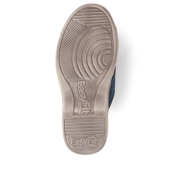 Pavers Extra-Wide Slip-On Mules - Navy