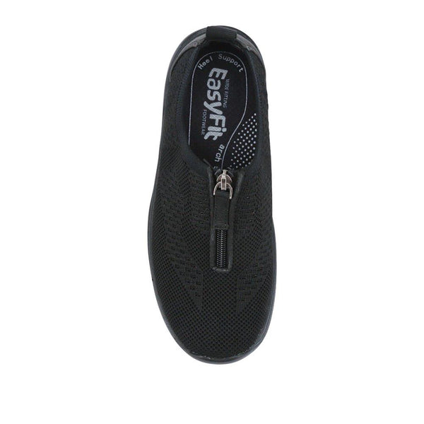 Pavers Extra-Wide Slip-On Shoes - Black