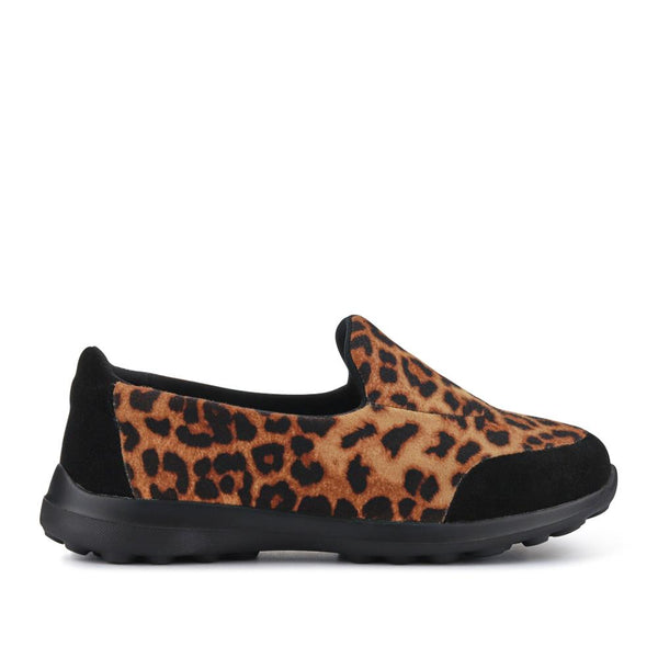 pavers Extra-Wide Slip-On Shoes - Leopard
