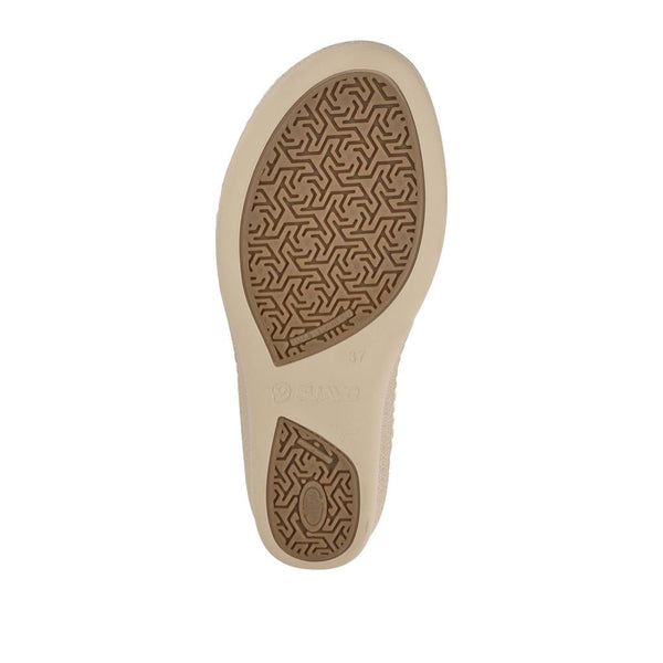 Pavers Extra-Wide Stretch-Fit Sandals - Beige