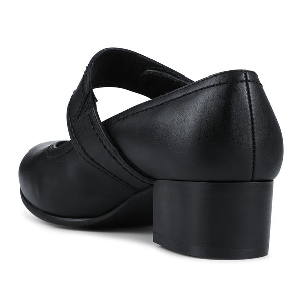 Pavers Extra-Wide Touch-Fasten Mary Janes - Black