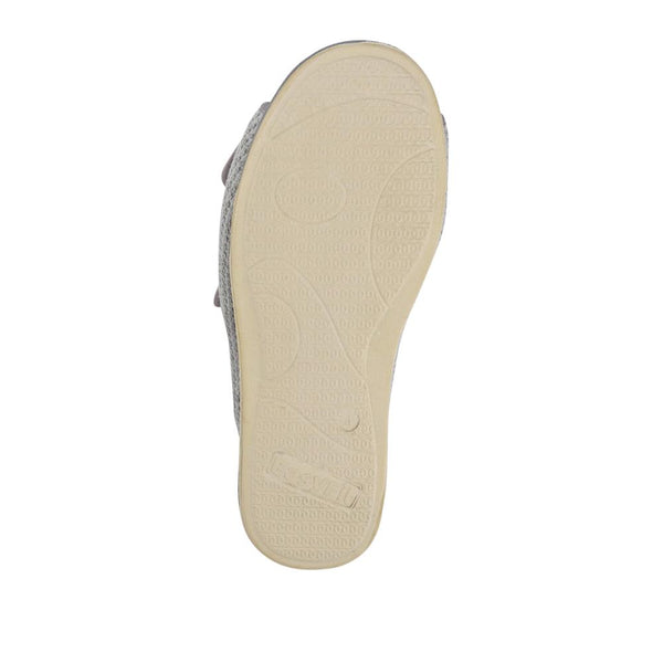 Pavers Extra-Wide Touch-Fasten Mule Slippers - Grey