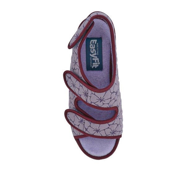 Pavers Extra-Wide Water-Resistant Slippers - Purple