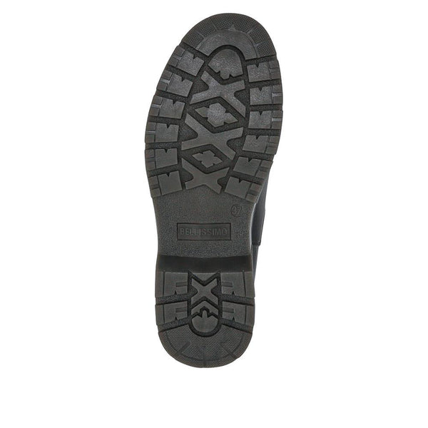 Pavers Faux-Fur-Lined Ankle Boots - Black