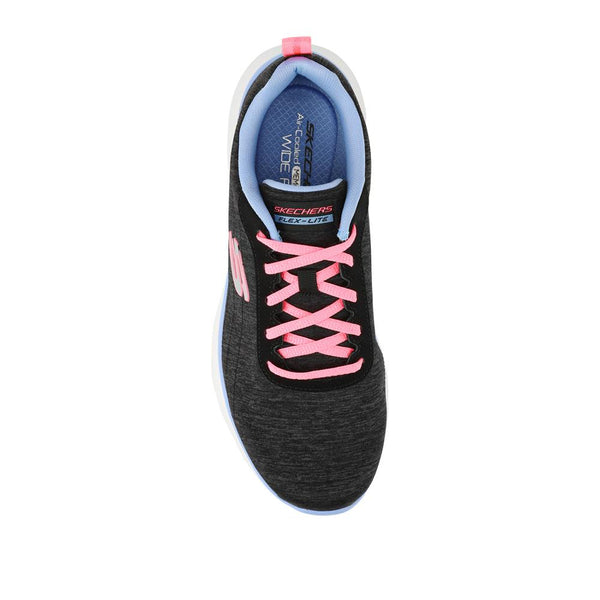 Pavers FLEX APPEAL Wide Fit Lace Up Trainers - Black