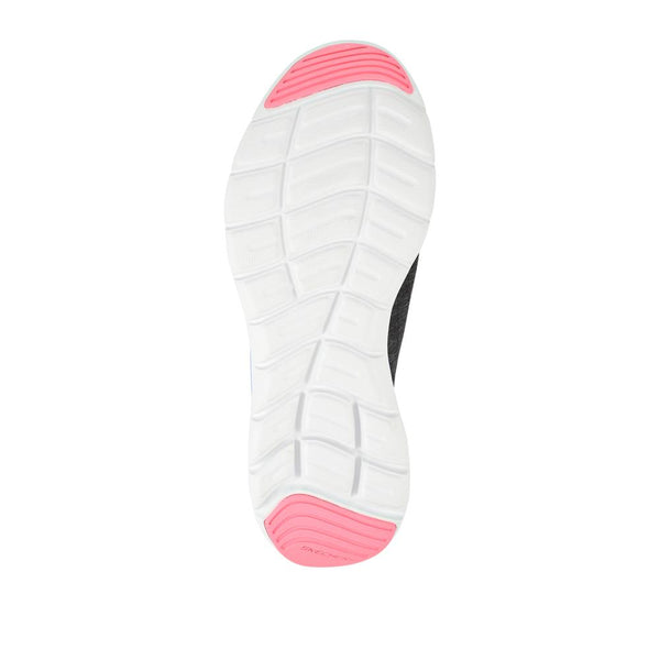 Pavers FLEX APPEAL Wide Fit Lace Up Trainers - Black