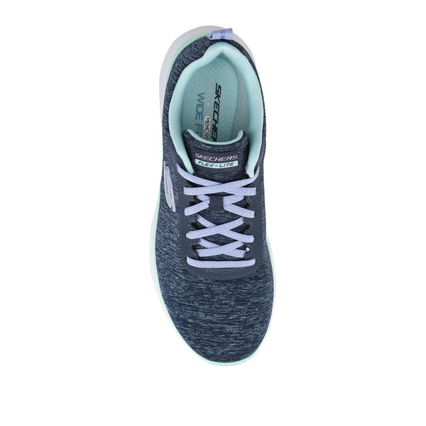 Pavers FLEX APPEAL Wide Fit Lace Up Trainers - Navy
