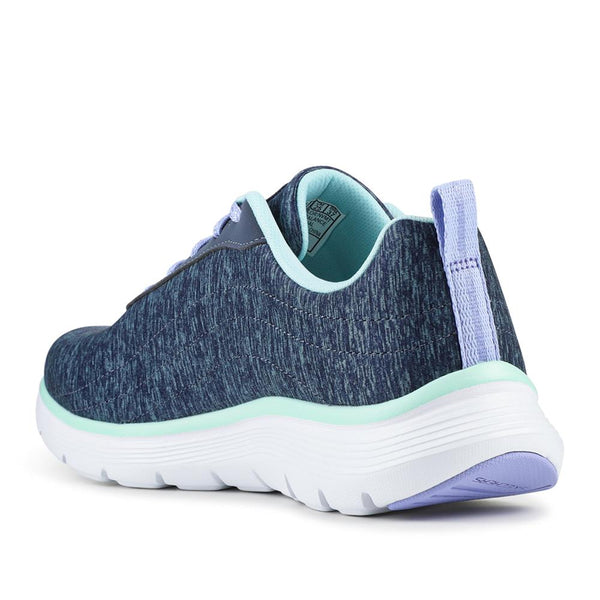 pavers FLEX APPEAL Wide Fit Lace Up Trainers - Navy