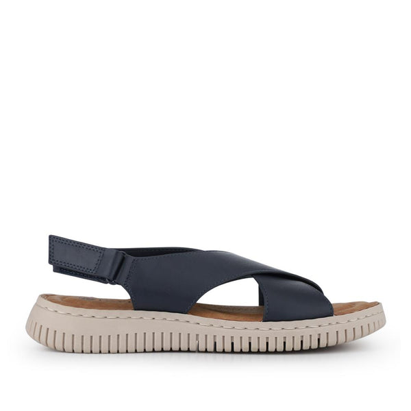 pavers Flexible Touch-Fastening Sandals - Navy