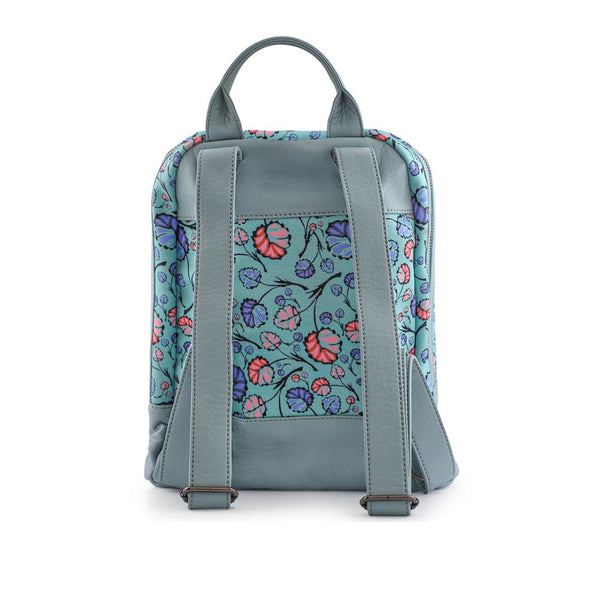 Pavers Floral Backpack - Light Blue