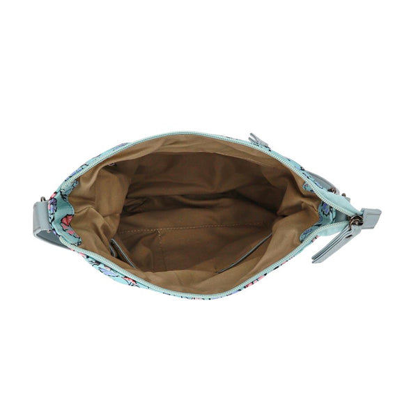pavers Floral Cross-Body Bag - Light Blue