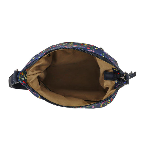 pavers Floral Cross-Body Bag - Navy Floral