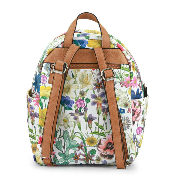 pavers Floral Rucksack - White Multi