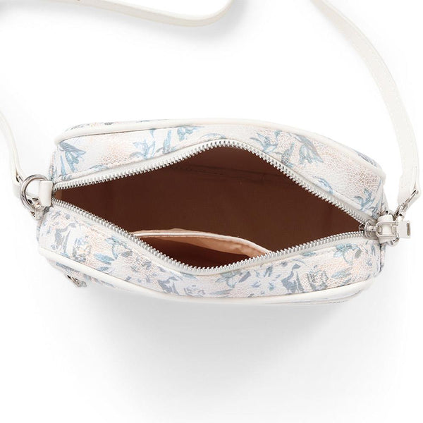 Pavers Floral Shoulder Bag - White Floral