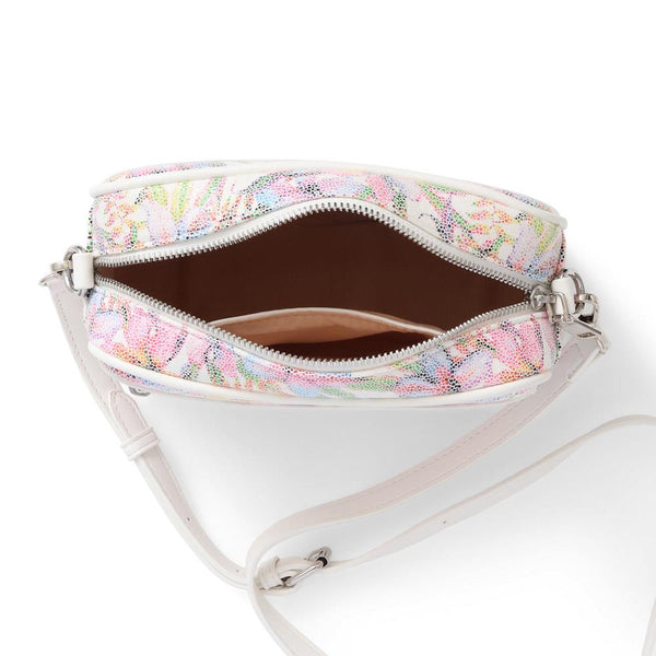 Pavers Floral Shoulder Bag - White Multi