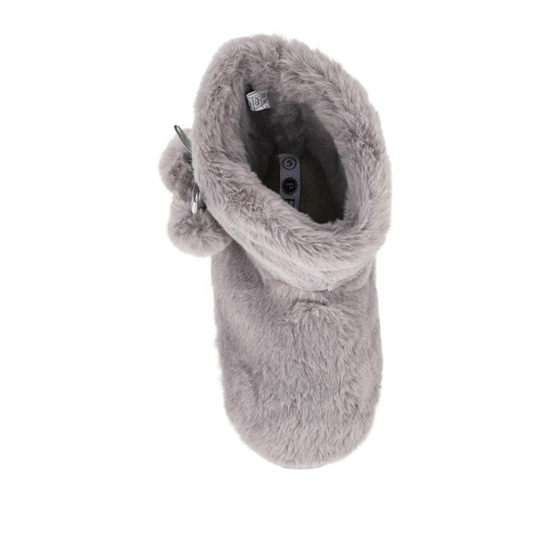 Pavers Fluffy Slippers Boots - Grey