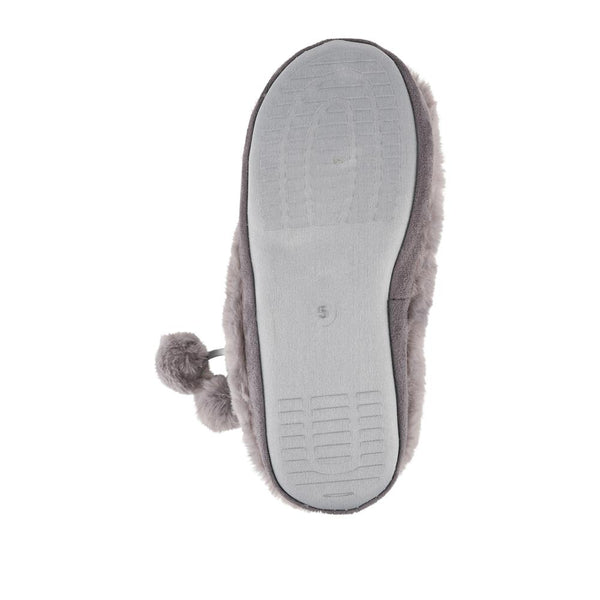 Pavers Fluffy Slippers Boots - Grey