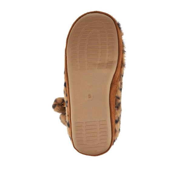 Pavers Fluffy Slippers Boots - Leopard