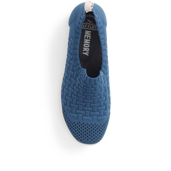Pavers Fly Flot Slip-On Trainers - Blue