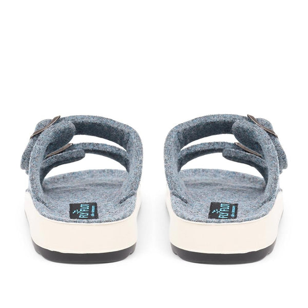 Pavers FlyFlot Dual Strap Slippers - Blue