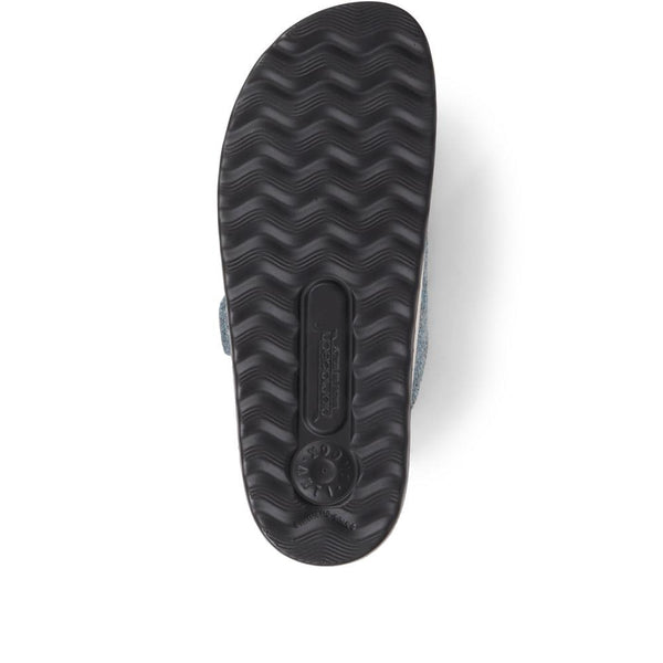 Pavers FlyFlot Dual Strap Slippers - Blue