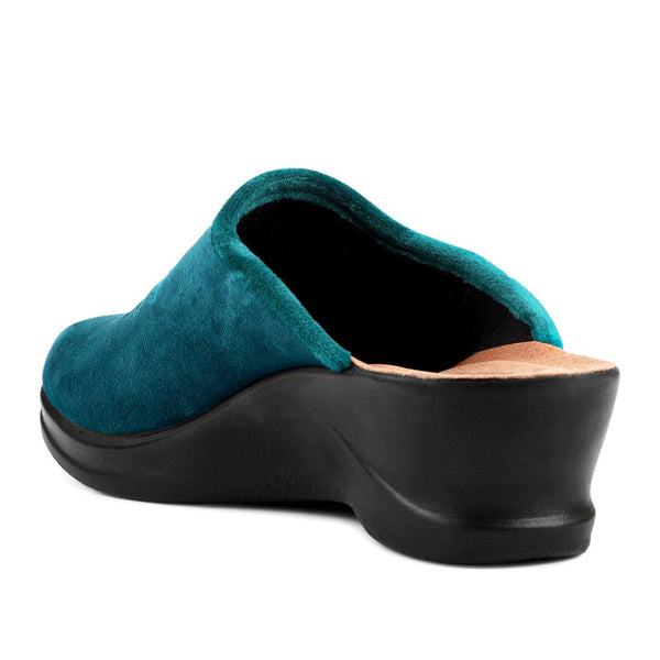 Pavers FlyFlot Engraved Self-Moulding Mules - Teal