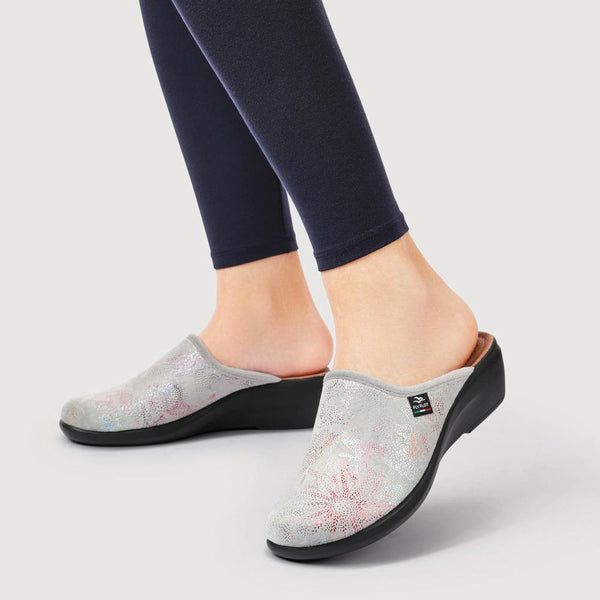 Pavers FlyFlot Self-Moulding Mules - Grey