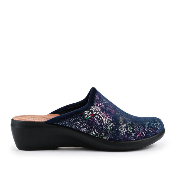 pavers FlyFlot Self-Moulding Mules - Navy